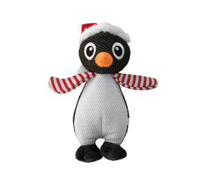 Holiday Crinkle Penguin Dog Toy